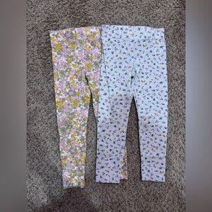 Bundle of 2 Pairs of Carter’s Toddler Girls Leggings